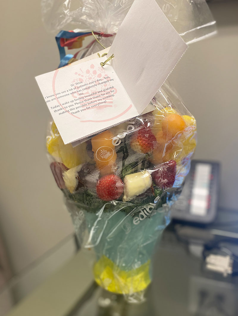 Fruit Bouquet with Thank you card