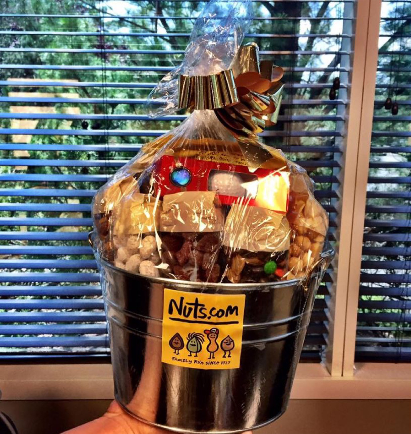 Nuts gift basket
